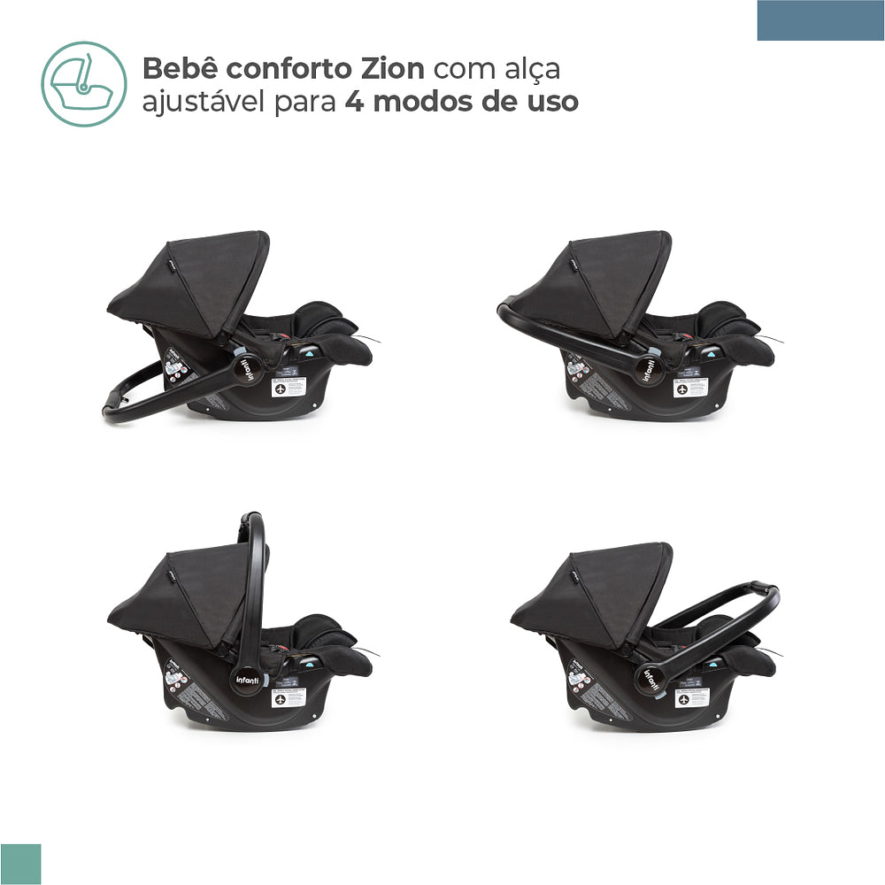 Infanti Brasil | Travel System Epic 360° Trio Isofix | Rotação e